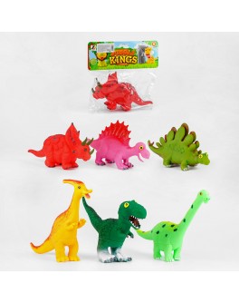 Іграшка пищалка Динозавр, 6 видів (JZD – 73)