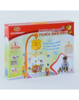 Музична карусель мобіль з підвісними іграшками (6919)
