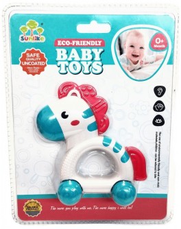 Брязкальце Baby Toys Зебра, гримлячі елементи (SL 84801-61)