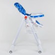 Дитячий стільчик для годування JOY Космос, колір біло-синій, м'який PVC (К-22810)