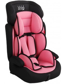 Автокрісло JOY ISOFIX, група 1/2/3, вага дитини від 9-36 кг, колір чорно-рожевий (RS-64188)