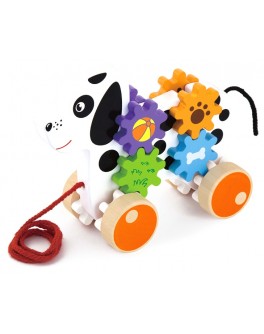 Дерев'яна іграшка-каталка Viga Toys Цуценя (50977)