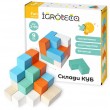 Дерев'яна іграшка Igroteco Конструктор-балансир-головоломка Збери куб 9 деталей (900170)