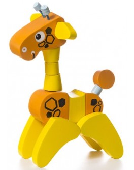 Деревянная игрушка Cubika Жираф-акробат (12541) - cub 12541