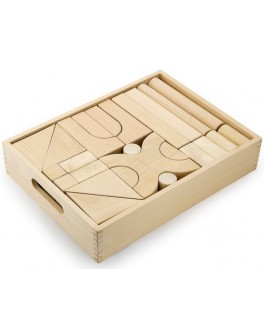 Дерев'яний конструктор кубики Viga Toys 48 шт (59166)