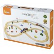 Дерев'яна іграшка Viga Toys Залізниця 49 деталей (56304) - afk 56304