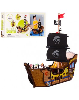 Деревянная игрушка Пиратский корабль (MD 1069) - mpl MD 1069