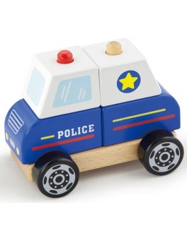 Дерев'яна іграшка Viga Toys Поліцейська машина (50201)