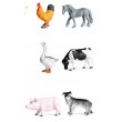 Набір фігурок тварин Ферма, 6 тварин, 2 види (KZ 956-005 F)