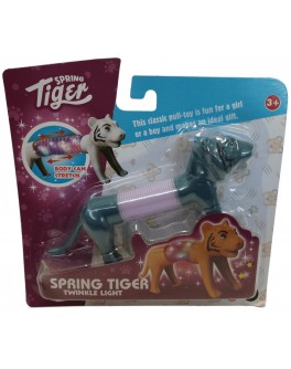 Розвиваюча сенсорна іграшка Тигр Pop Tube антистрес поп туб, гофра, світиться, синій (SS 7029)