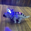 Інтерактивна іграшка Динозавр, звук, підсвічування, рухається, сірий (8802)