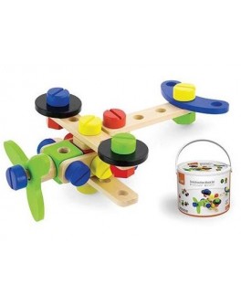 Дерев'яна іграшка конструктор Viga Toys 48 деталей (50383)