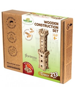 Деревянный конструктор Игротеко - Башня на 213 деталей - igroteco 0033