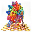 Магнитный 3D конструктор Leqi-toys LQ615, 102 детали  - mpl LQ615