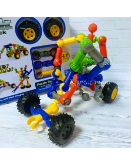 Конструктор шарнірний Stick building block Super Racing на 33 деталі та 4 колеса (SY9911)