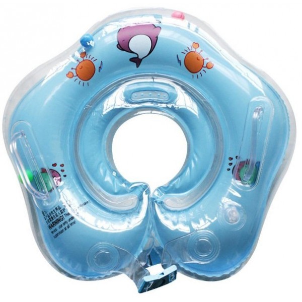 Круг надувний для купання немовлят Huada Toys блакитний (С 29114)