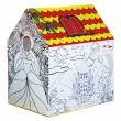 Игровая палатка-раскраска Домик принцессы (1280) - mlt 1280