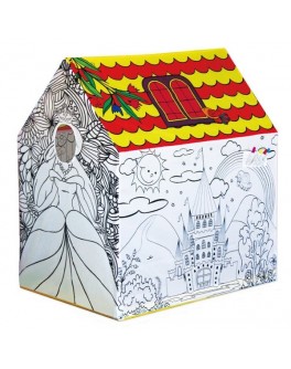 Игровая палатка-раскраска Домик принцессы (1280) - mlt 1280