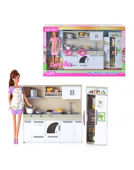 Игровой набор кукла Defa с набором кухня (6085) - mpl 6085
