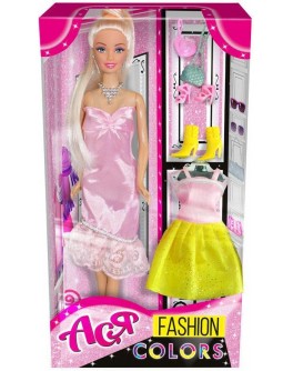 Кукла Ася Модные цвета Блондинка с аксессуарами 28 см (35072)  - ves 35072