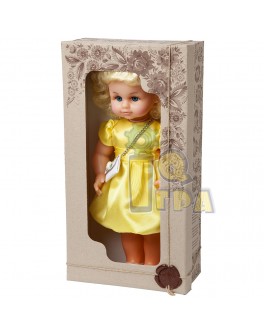 Кукла "МИЛАНА НАРЯДНАЯ" (40 см), желтое платье - alb В202/Ж