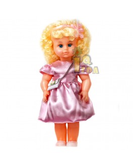 Кукла "МИЛАНА НАРЯДНАЯ" (40 см), розовое платье - alb В202/Р