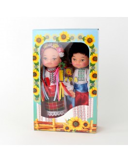 Ляльки "Українці" у вишиванках| 35 см - alb B223