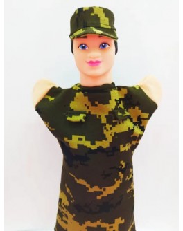 Лялька-рукавичка Військовий