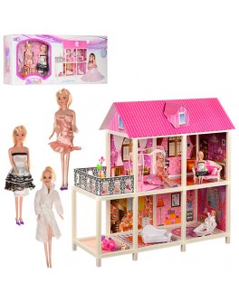 Будинок Барбі з меблями та ляльками (66884) - mpl 66884
