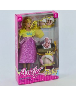 Лялька Anlily вагітна з аксесуарами 28 см (99203)