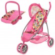 Прогулочная коляска для кукол розовая Melogo - mpl 9665 A