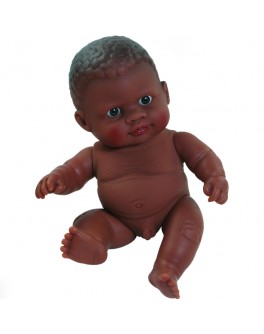 Кукла-пупс Младенец мальчик мулат без одежды Paola Reina (31012) 22 см Паола Рейна - kklab 31012