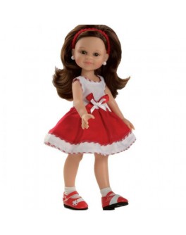 Кукла Клео в красно-белом платье Paola Reina (04640) подружки-модницы 32 см Паола Рейна - kklab 04640
