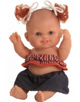 Кукла-пупс Младенец девочка Сара с веснушками Paola Reina, 22 см - kklab 01246