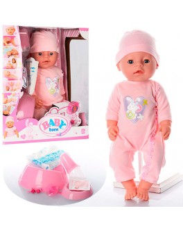 Пупс Baby Born в розовом бодике и шапочке (BL012D-S) - mpl BL012D-S