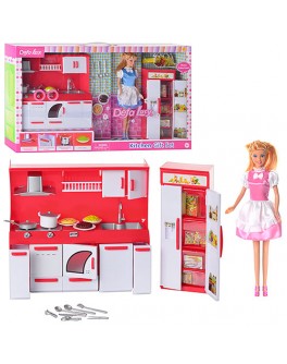 Игровой набор Defa Lucy Кукла с кухней (8085) - ves 8085