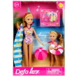 Кукла Defa Lucy с ребенком и пляжными аксессуарами (8278) - ves 8278