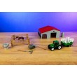 Ігровий набір Ферма, трактор, причеп, огорожа, свійська тварина, аксесуари