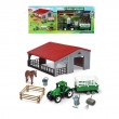 Ігровий набір Ферма, трактор, причеп, огорожа, свійська тварина, аксесуари