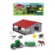 Ігровий набір Ферма, трактор, причеп, тачка, свійські тварини, аксесуари,елементи ферми 