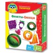 Развивающая игра Vladi Toys Фрукты, овощи (VT1306-06) - VT1306-06|VT1306-13