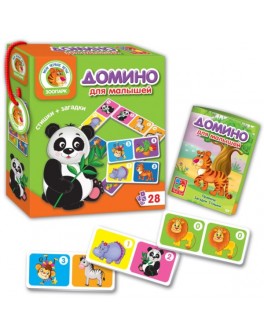 Настольная игра Vladi Toys Домино Зоопарк (VT2100-02) - VT2100-02|VT2100-04