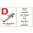 Картки Домана міні Алфавіт німецько-російські Вундеркінд з пелюшок