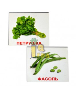 Карточки Домана мини Овощи с фактами русский язык Вундеркинд с пеленок - WK 2100064095634