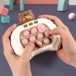 Іграшка антистрес Pop it електронна аркадна гра Push Bubble Sensory Ведмедик 