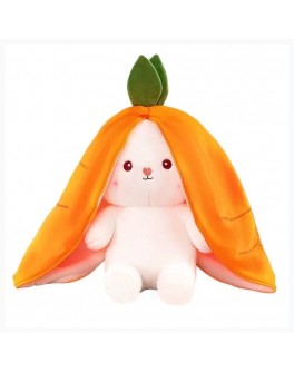 М'яка іграшка-трансформер Кролик у моркві, 25 см