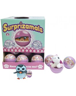 Мягкая игрушка - сюрприз в шаре Surprizamals S3 (SUR20255) - KDS SUR20255