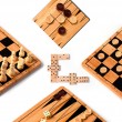 Шахматы, шашки, нарды, домино и крестики-нолики Настольные игры 5 в 1 - BVL 14006