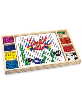 Деревянная игрушка Viga Toys Мозаика & Лудо (59990VG) - afk 59990