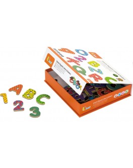 Магніти Букви англійського алфавіту і цифри Viga Toys - afk 59429